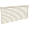 ProtectorAl 1001-2000W X 300-1000H Surfmist Aluminium Welded Slat Panel Horizontal 18mm Gap