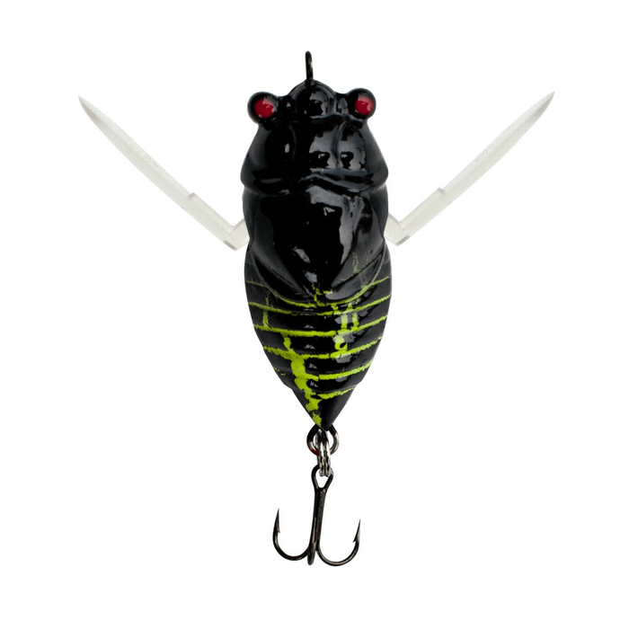 Profishent 40mm Humbug Cicada Fishing Lure Yellow Black