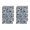 Ladelle Tierra Set of 4 Cotton Kitchen Towels Navy