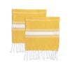 Nicola Spring Children's Turkish Cotton Towel Set - Yellow - Pack Of 2