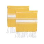Nicola Spring Children's Turkish Cotton Towel Set - Yellow - Pack Of 2
