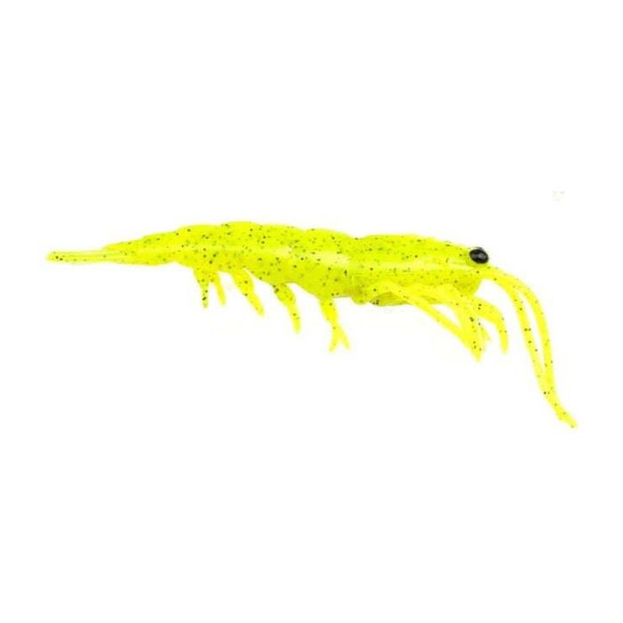 Pro Lure Clone Prawn 62mm Soft Plastic Fishing Lure Chartreuse
