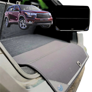 Rear Cargo Boot Bumper Protector for Toyota Kluger 2014 - 2020 (XU50) - XL (98 x 55) - Black