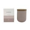 Ceramic Jar Candle - Teak Wood - 340g