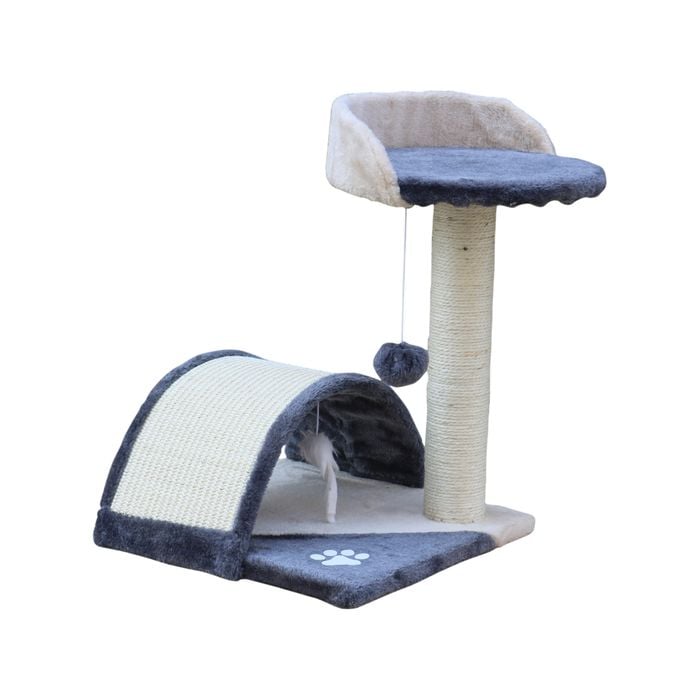YES4PETS 50 cm Cat Scratching Post Tree Scratching Pole Climbing Post Grey Bunnings Australia