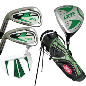 Rookie - Kids Golf Set RH - 5 Pce Green 7 to 10 YRS