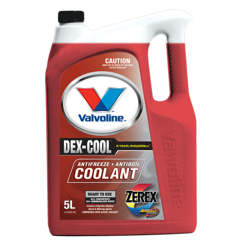 Valvoline 5L Ready To Use Zerex Dex-Cool Coolant - Bunnings Australia