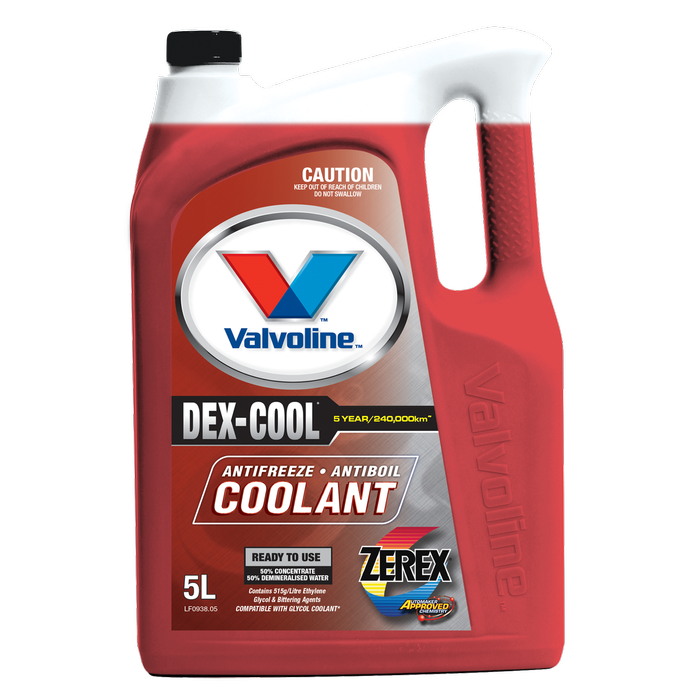 Valvoline 5L Ready To Use Zerex Dex-Cool Coolant