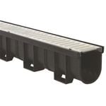 Everhard 3m EasyDRAIN Pressed Galvanised Steel Grate And Prejoined Channel