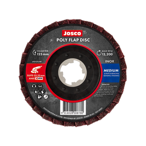 Josco 125mm X-Lock Medium Poly Flap Disc
