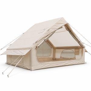 Weisshorn Inflatable A-Frame Camping Tent Large Outdoor Glamping Beige
