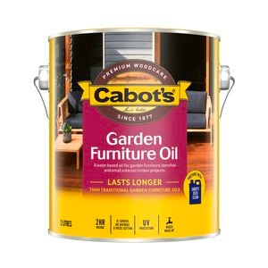 Cabot's 2L New Natural Water Based Garden Furniture Oil