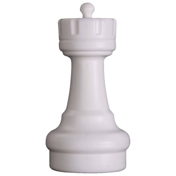 Small White Rook / Castle - From A 30cm Set