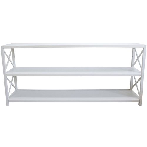 LVD Nantucket Console Table/Bookshelf Furniture 180x80cm White