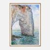 Galrie The Stunning Manneporte Cliffs Artwork by Claude Monet (1886), Wood Frame, A2 42 x 60cm (16 x 24inch)