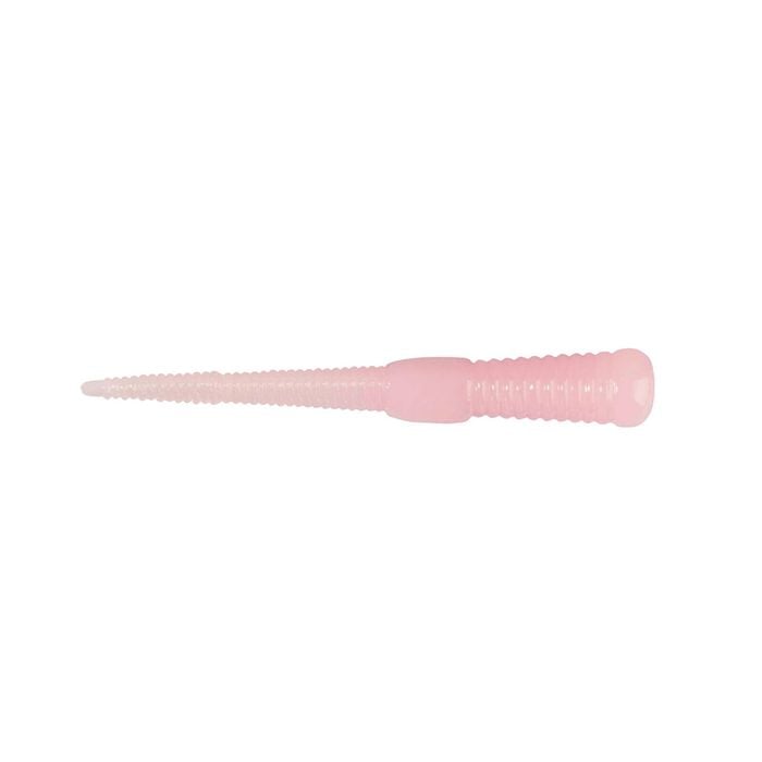 8 Pack of 2 Inch Zman Micro Wormz Soft Plastic Lures - BUBBLE GUM