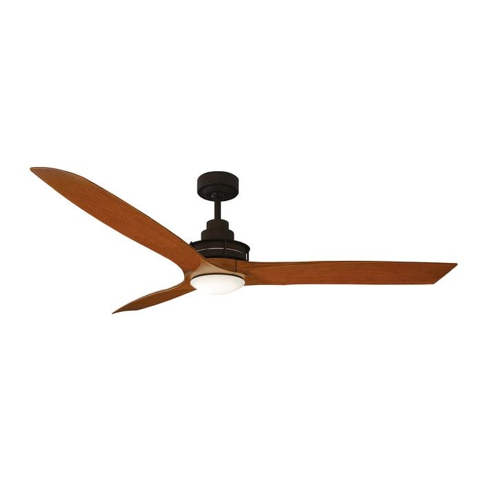 Mercator Oil Rubbed Bronze Flinders Ceiling Fan With LED Light