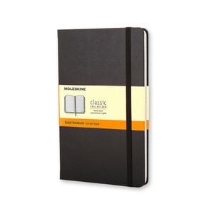 Moleskine Classic Ruled Hard Cover Pocket Notebook Office/student Planner Black