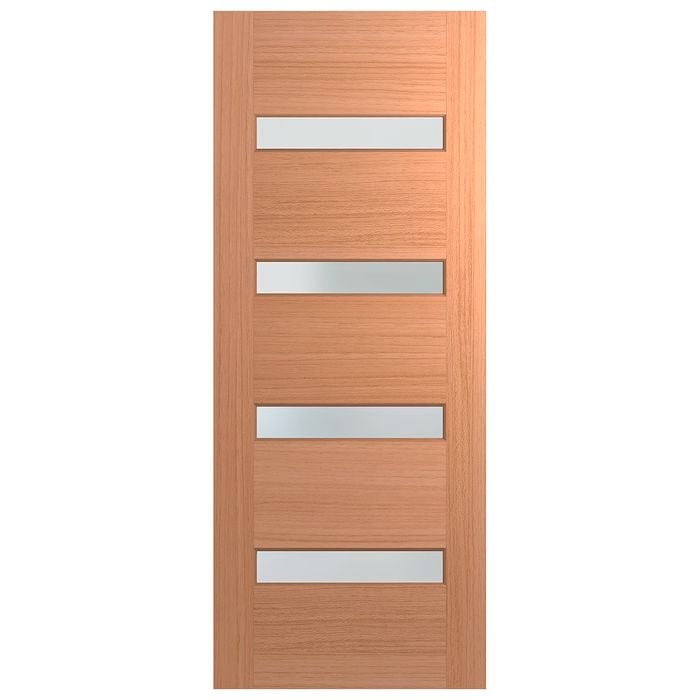 Hume 2040 x 920 x 40mm External Door Joinery Translucent Glass XS11