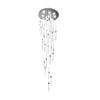 LENA 30 Stick Crystal Chandelier Tri-colour LED (Chrome)