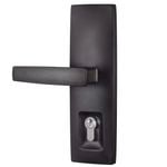Gainsborough Double Cylinder Matt Black Urban Aurora Keyed Trilock