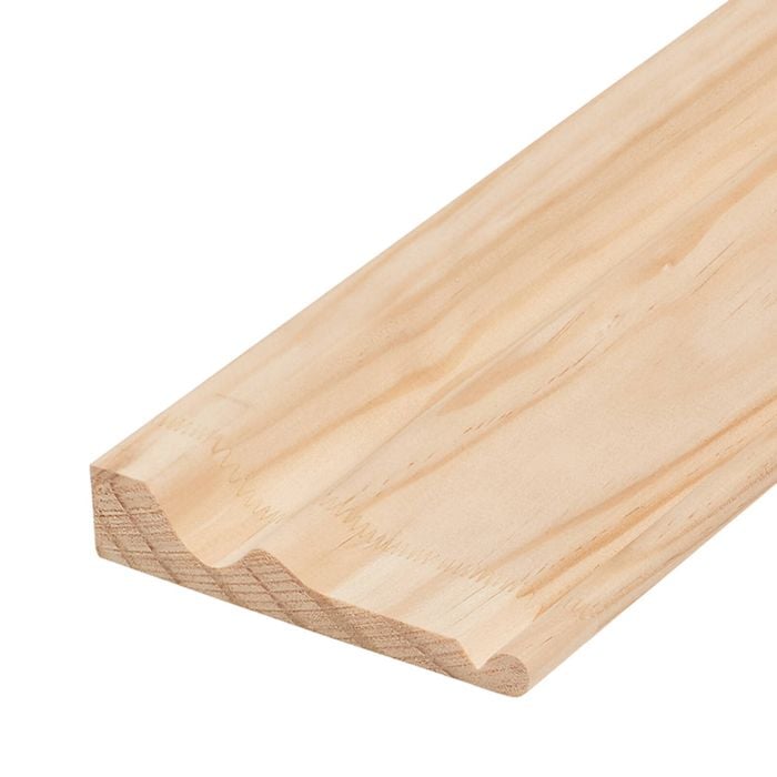 180 x 18mm 5.4m Heritage Architrave No.4 FJ Untreated Pine
