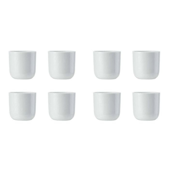 8pc Mikasa Chalk Kitchen Tableware Porcelain Egg Cups Holder Set 5cm