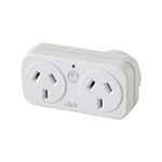 Click Left Hand Double Adaptor With Surge
