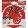 Diablo 125mm 240 Grit Multi Surface Orbital Sanding Discs - 10 Pack