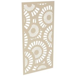 ProtectorAl 300 - 1200 x 1201 - 2400mm Paperbark Sunburst Unframed Solid Aluminium Decorative Panel