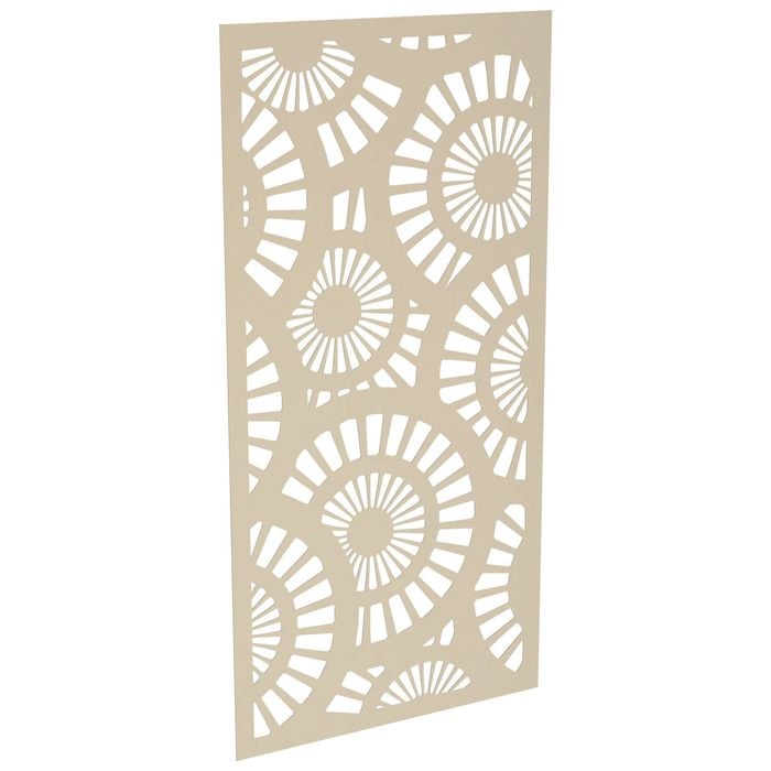 ProtectorAl 300 - 1200 x 1201 - 2400mm Paperbark Sunburst Unframed Solid Aluminium Decorative Panel