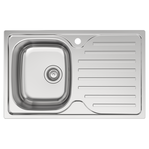 Estilo Single LH Bowl Topmount Sink With Drainer