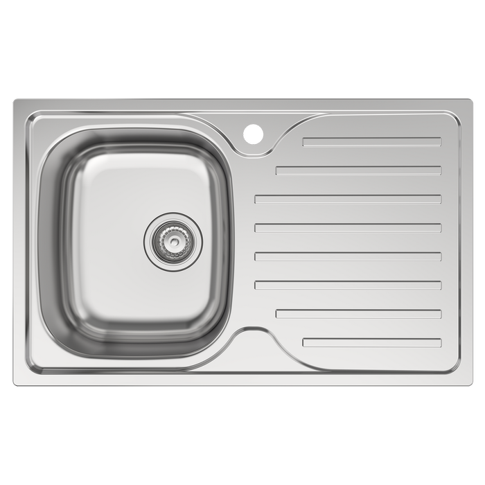 Estilo Single LH Bowl Topmount Sink With Drainer