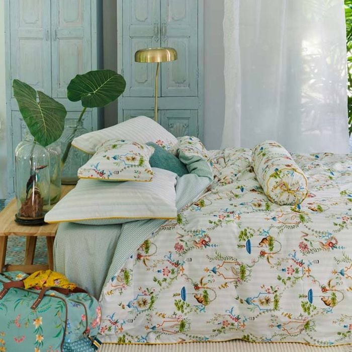Pip Studio Super King White Singerie White Cotton Quilt Cover Set