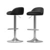 Adjustable 2X Artiss Bar Stools Black