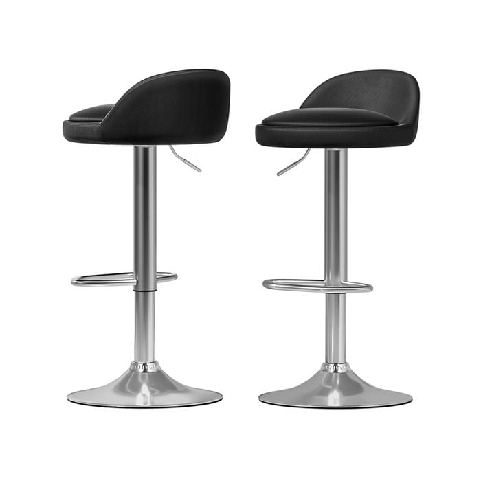 Adjustable 2X Artiss Bar Stools Black
