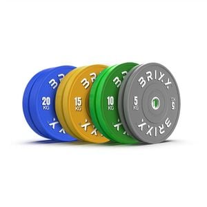 BRIXX PRO Colour Olympic Bumper Plates - 100kg Package