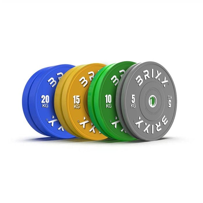 BRIXX PRO Colour Olympic Bumper Plates - 100kg Package