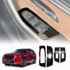 Power Window Control Switch Panel Trim for Mazda CX-80 CX80 2024-Onwards Stainless Steel Style