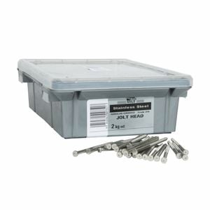 NZ Nails 50 x 2.8mm 316 Stainless Steel Jolt Head Nail - 2kg Box