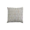 Bloomington Metros Grey Jute Square Filled Cushion 43 x 43 cm