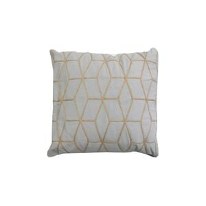 Bloomington Metros Grey Jute Square Filled Cushion 43 x 43 cm