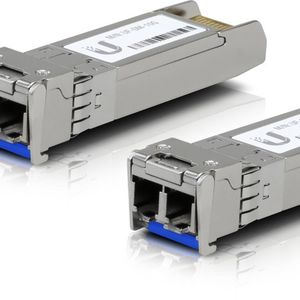 UBIQUITI UFiber SFP+ Single-Mode Fiber Module, 10 Gbps, 10km Distance, 2-pack