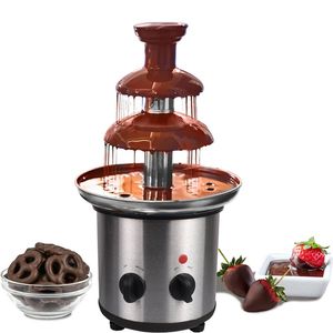 Catzon 3 Tier Chocolate Fountain Adjustable Temp Party Buffet