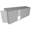 Build-A-Shed 1.2 x 5.2 x 2.0m Skillion Single Hinged Side Door Shed - Zinc