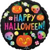 Halloween Cuties Holographic Print 45cm Round Foil Balloon