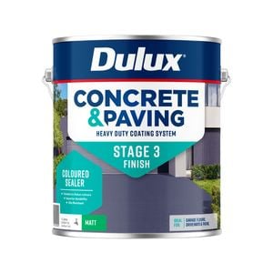 Dulux 4L Matt Medium Tint Concrete & Paving Coloured Sealer