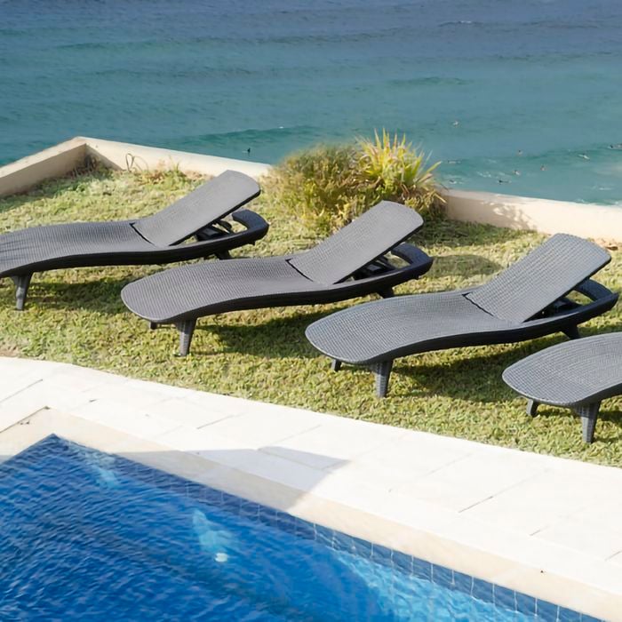 Tulum Sunlounger Bunnings Garden Day Brown Rattan Day Bed