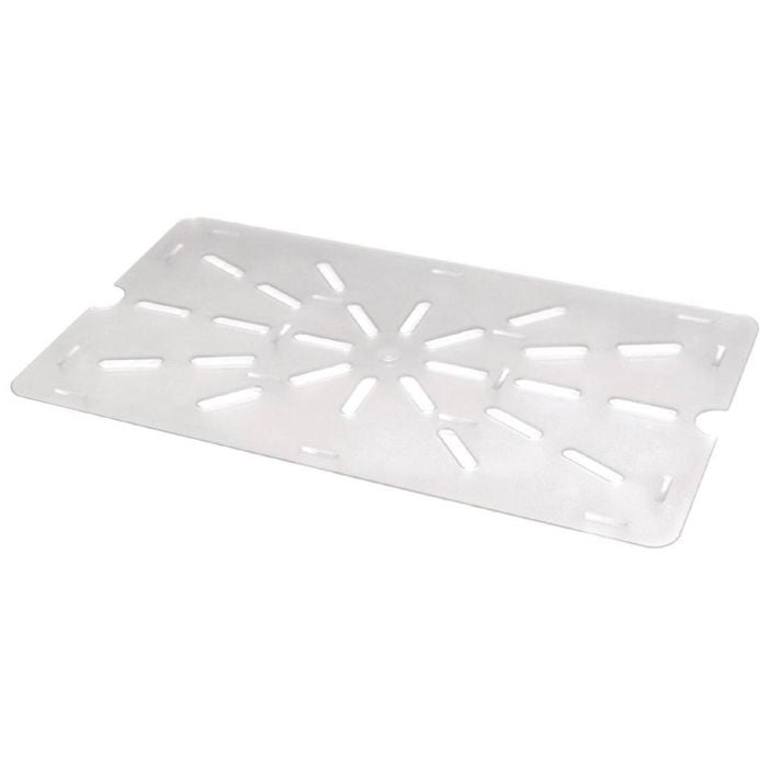 Vogue Gastronorm Drainer Plate Clear Polycarbonate 1/1 Kitchen Food Storage