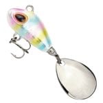 5cm/10gm Storm Gomoku Spin Vibration Lure with Flashing Tail Blade-Hologram Candy